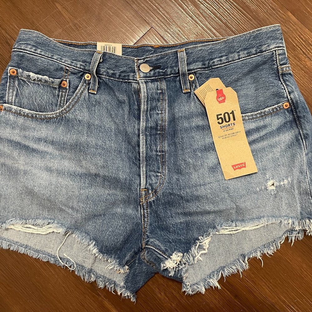 Levi’s 501 High-Rise Denim Shorts